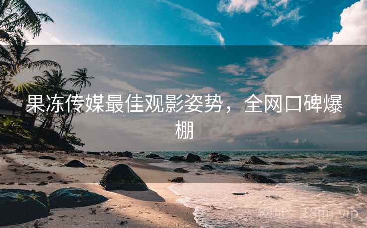 果冻传媒最佳观影姿势，全网口碑爆棚