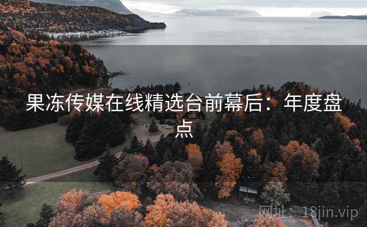 果冻传媒在线精选台前幕后：年度盘点